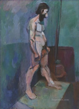 アンリ・マティス Painting - 男性モデルの抽象的なフォービズム アンリ・マティス